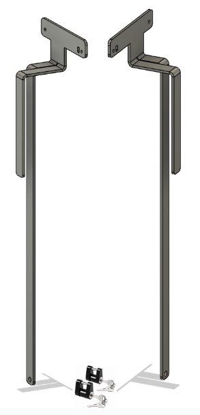 LightLock™ Taillight Set - For 2023-2026 Ford Super-Duty F-250, F-350, F-450 Halogen w/ LED Reverse Taillights